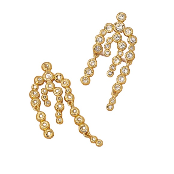 🎁Alexia Bittar Asterales 14K-Gold-Plated Chandelier Earrings - 🎁🥳 - Picture 13 of 13